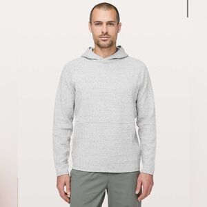 Lululemon At Ease Hoodie Heathered Melody Light Grey / Black